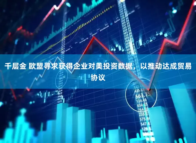 千层金 欧盟寻求获得企业对美投资数据，以推动达成贸易协议